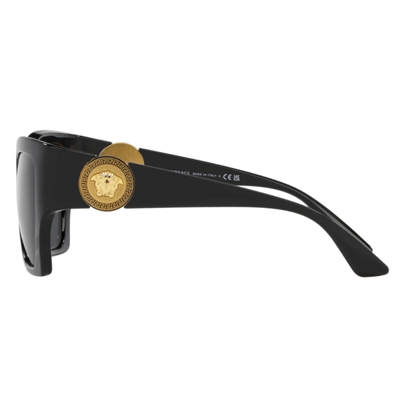 NEW VERSACE VE4452 GB1/87 BLACK WOMEN SQUARE SUNGLASSES VERSACE MOD 4452 - Picture 4 of 6